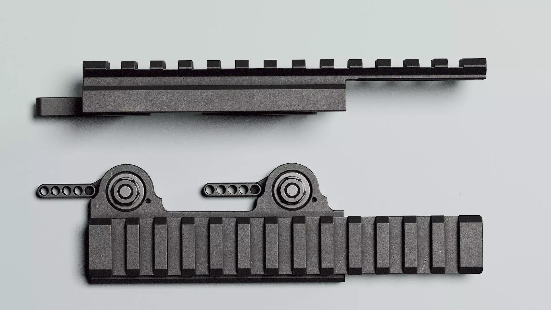 Picatinny Riser LT101 - Replica Low-poly 3D model_0