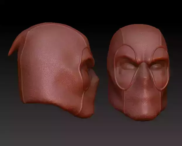 Comic Based Deadpool Headsculpt 3D print model