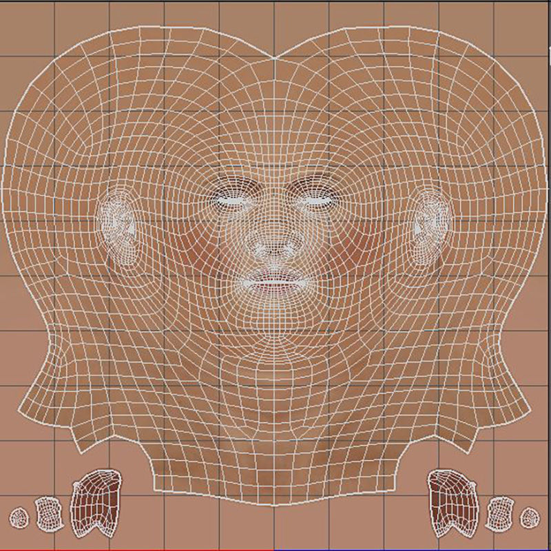 Jessica Alba Character 3D Model Low-poly 3D model_19