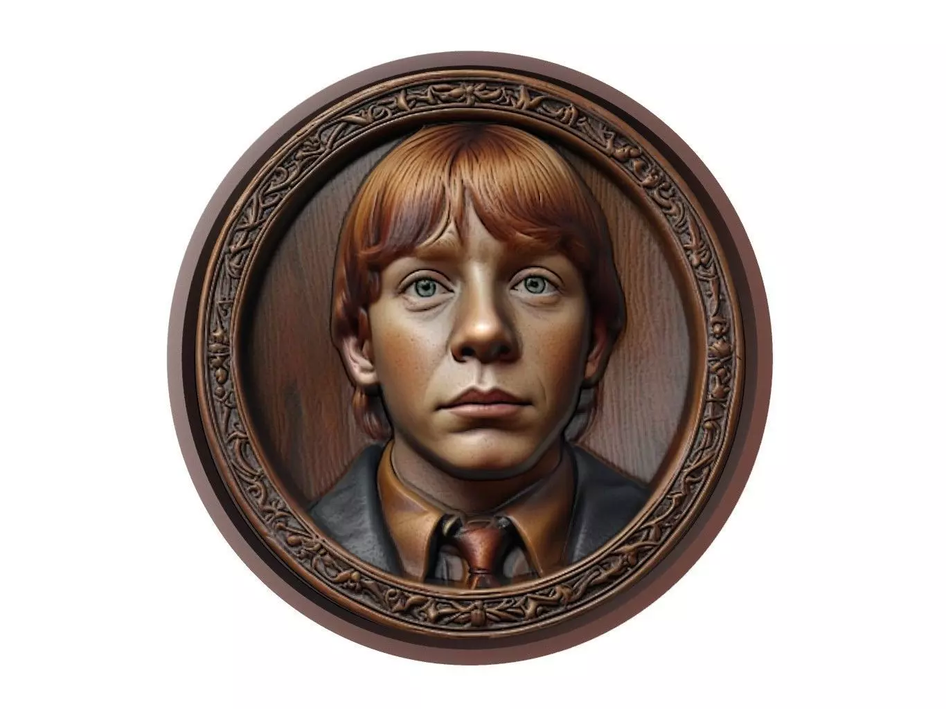 Ron Weasley Medallion 3D print model