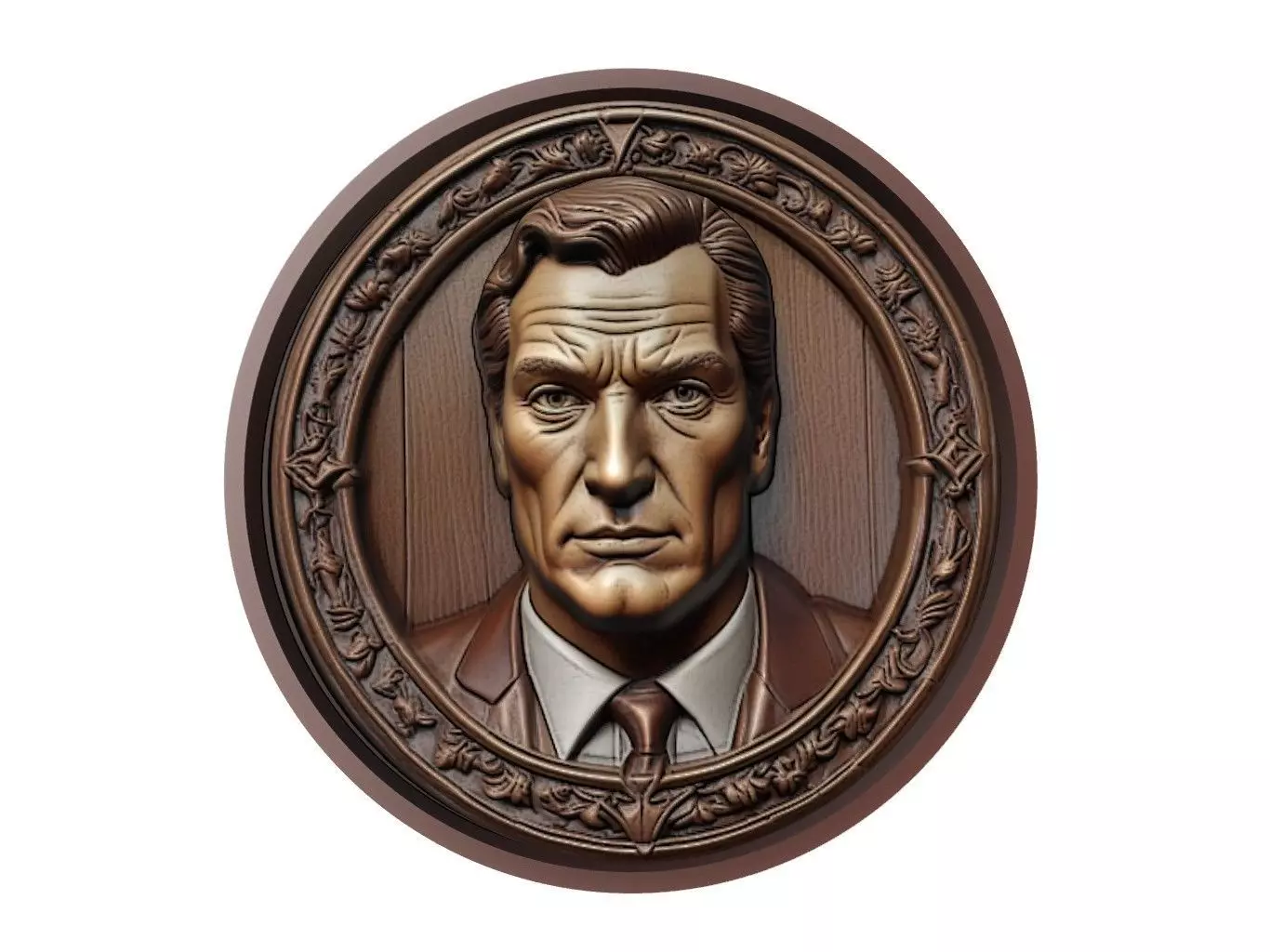 Superman Medallion 3D print model_0