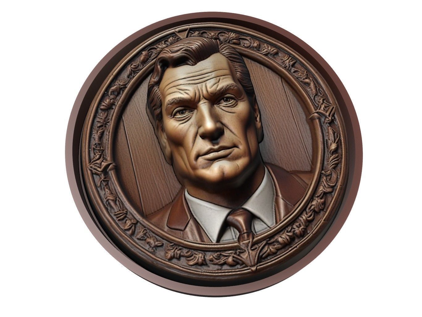 Superman Medallion 3D print model_1