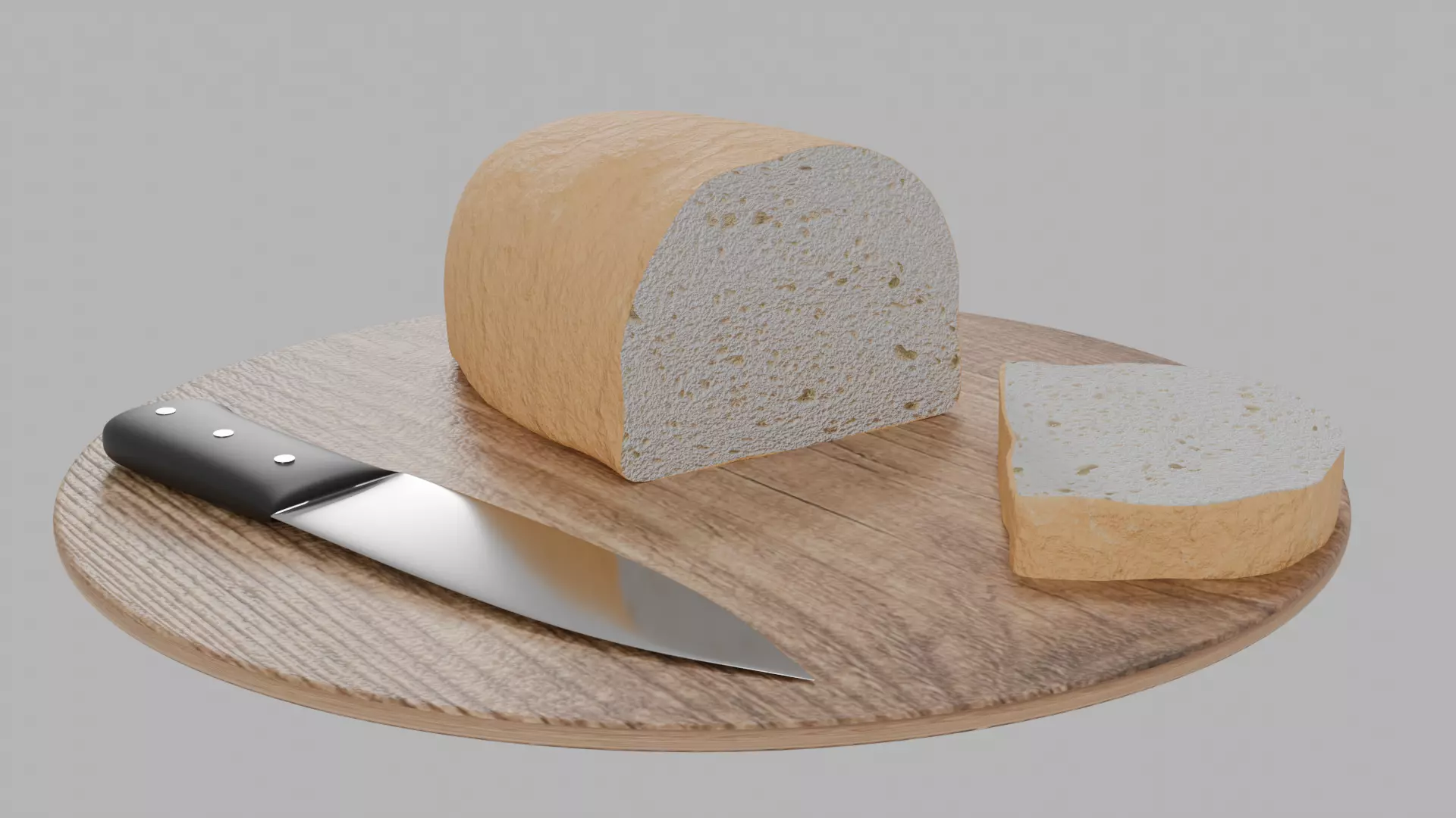 Bread 3D model_0