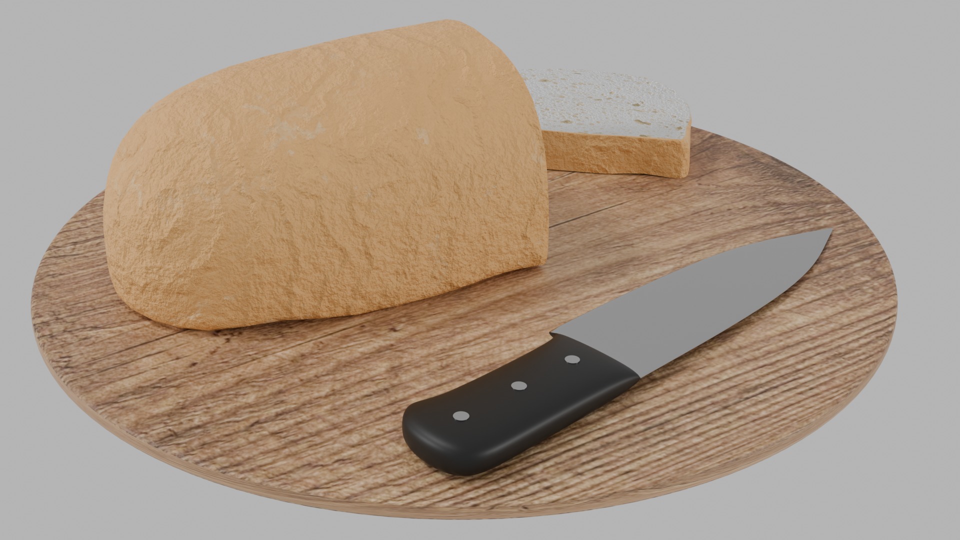 Bread 3D model_2