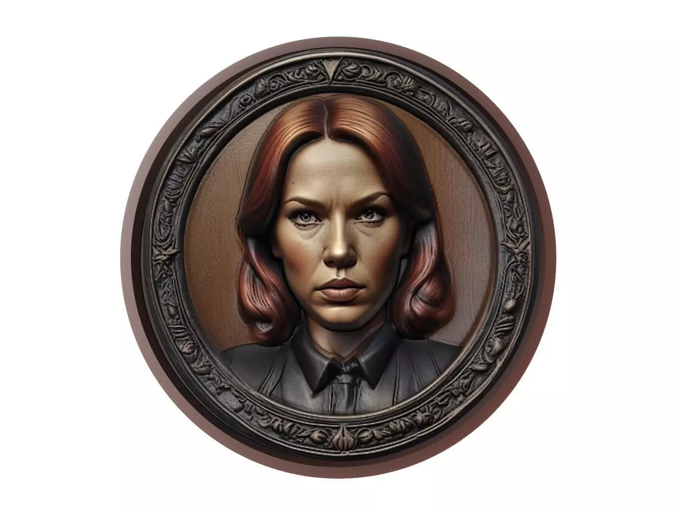 Black Widow Medallion 3D print model