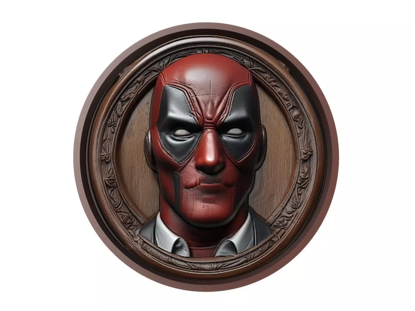 Deadpool Medallion 3D print model_0