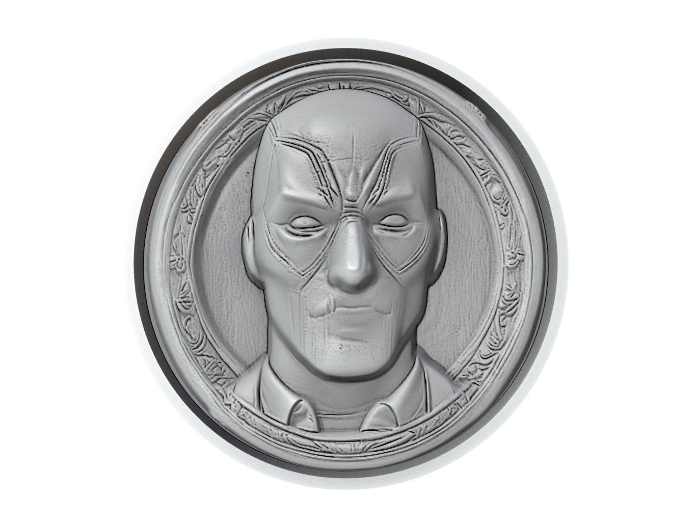 Deadpool Medallion 3D print model_2