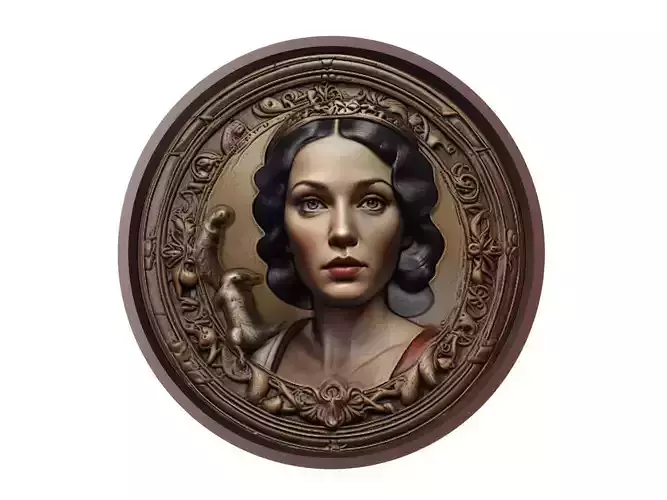 Snow White Medallion