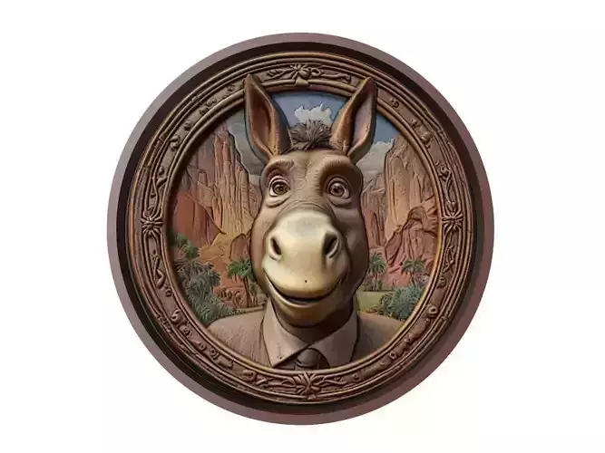 Donkey Medallion