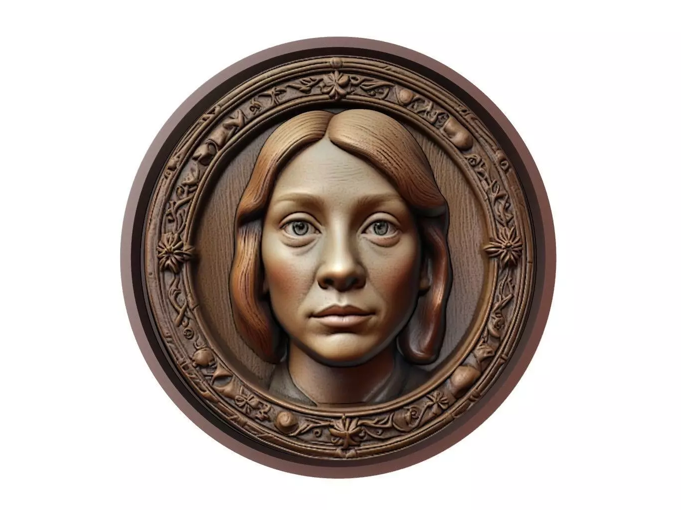 Fiona Medallion 3D print model_0