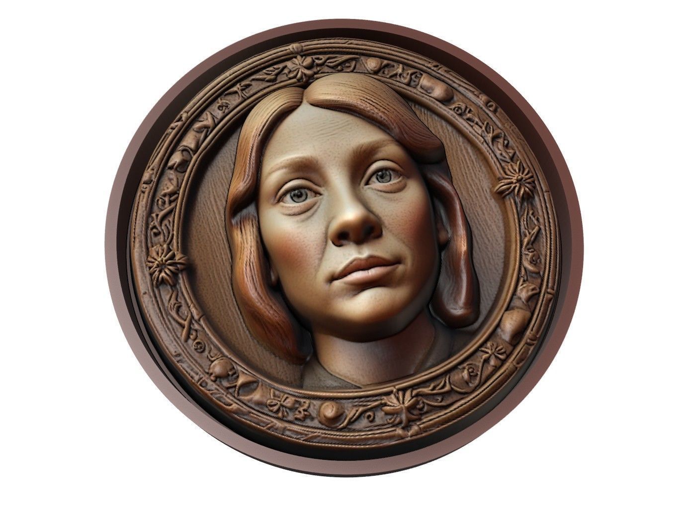 Fiona Medallion 3D print model_1