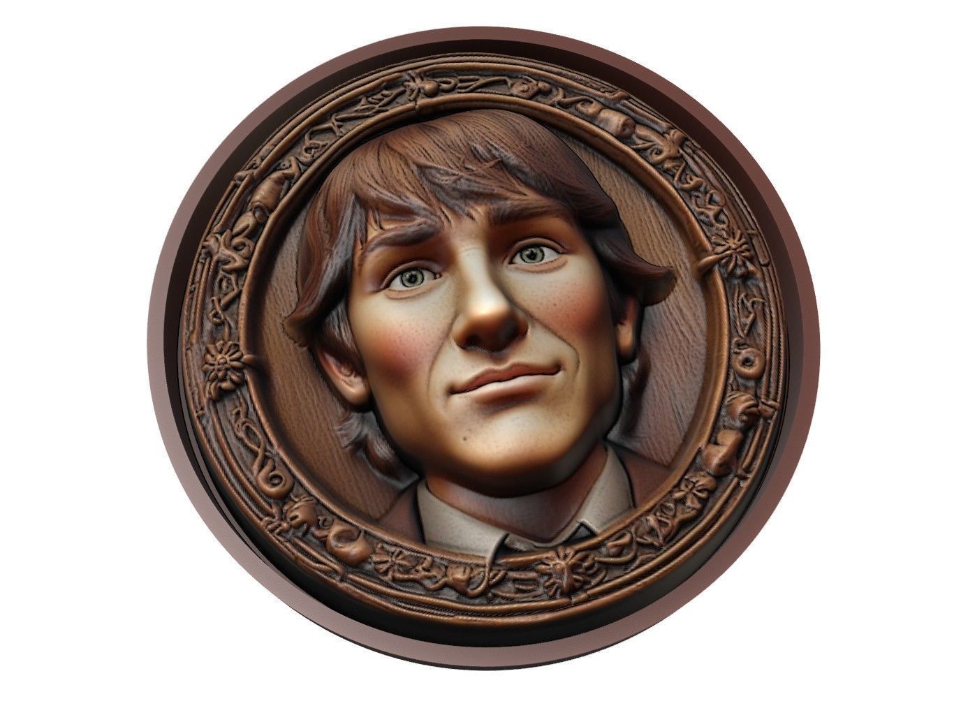 Hiccup Medallion 3D print model_1