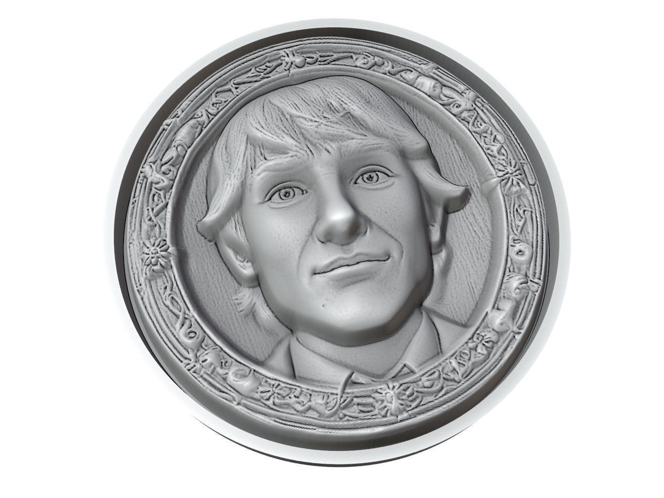 Hiccup Medallion 3D print model_3
