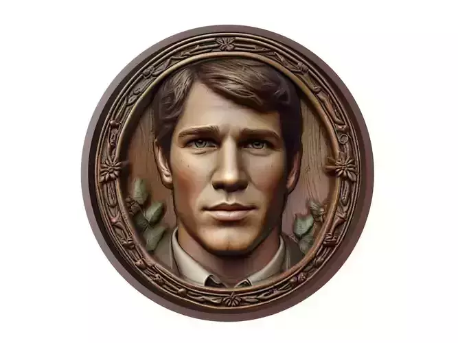 Gale Hawthorne Medallion 3D print model