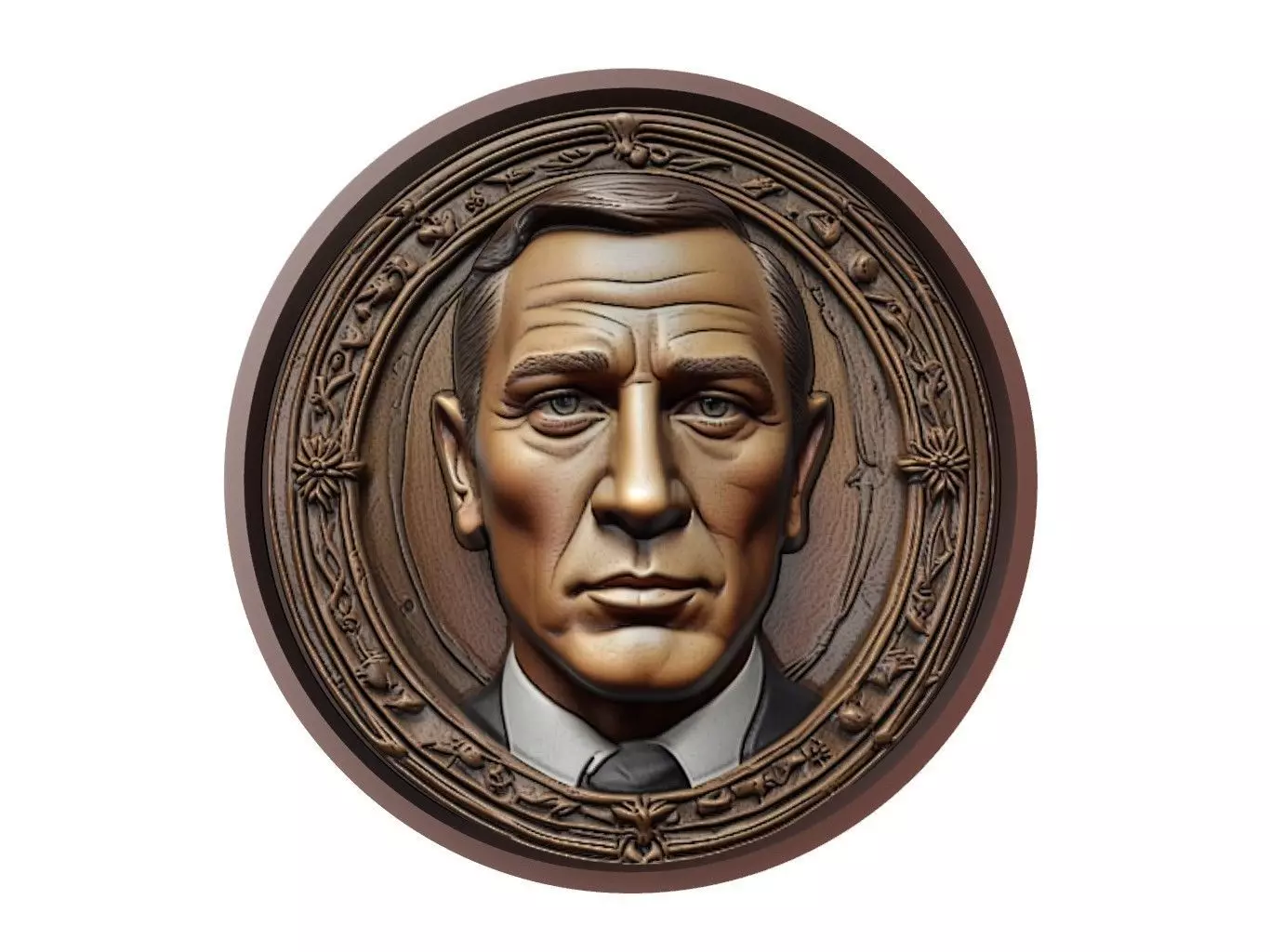 James Bond Medallion 3D print model