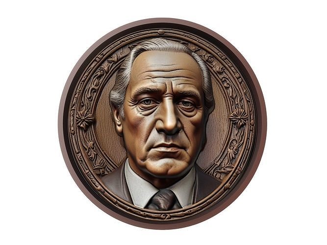Vito Corleone Medallion 3D print model
