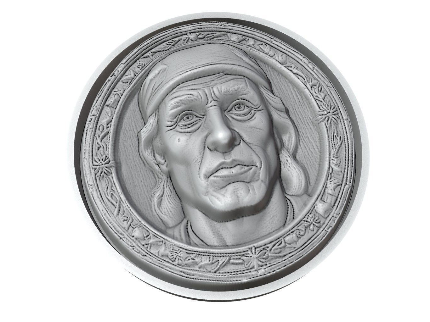 Rambo Medallion 3D print model_3