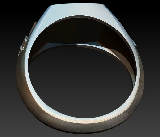 Anillo Graduacion Preparatoria 3D print model_6