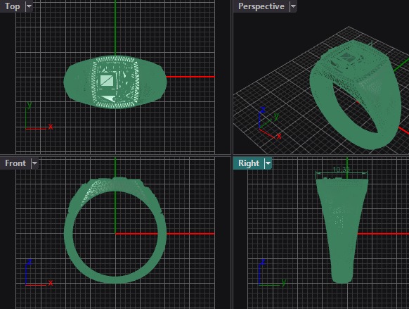 Anillo Graduacion Preparatoria 3D print model_26
