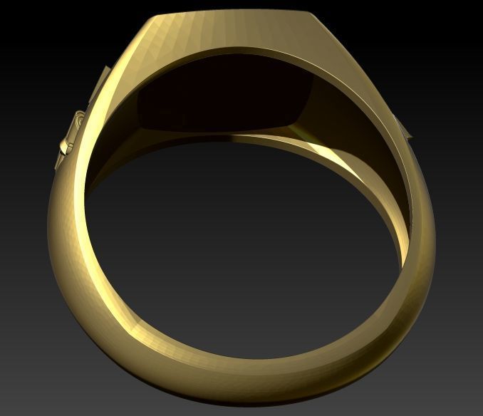 Anillo Graduacion Preparatoria 3D print model_22