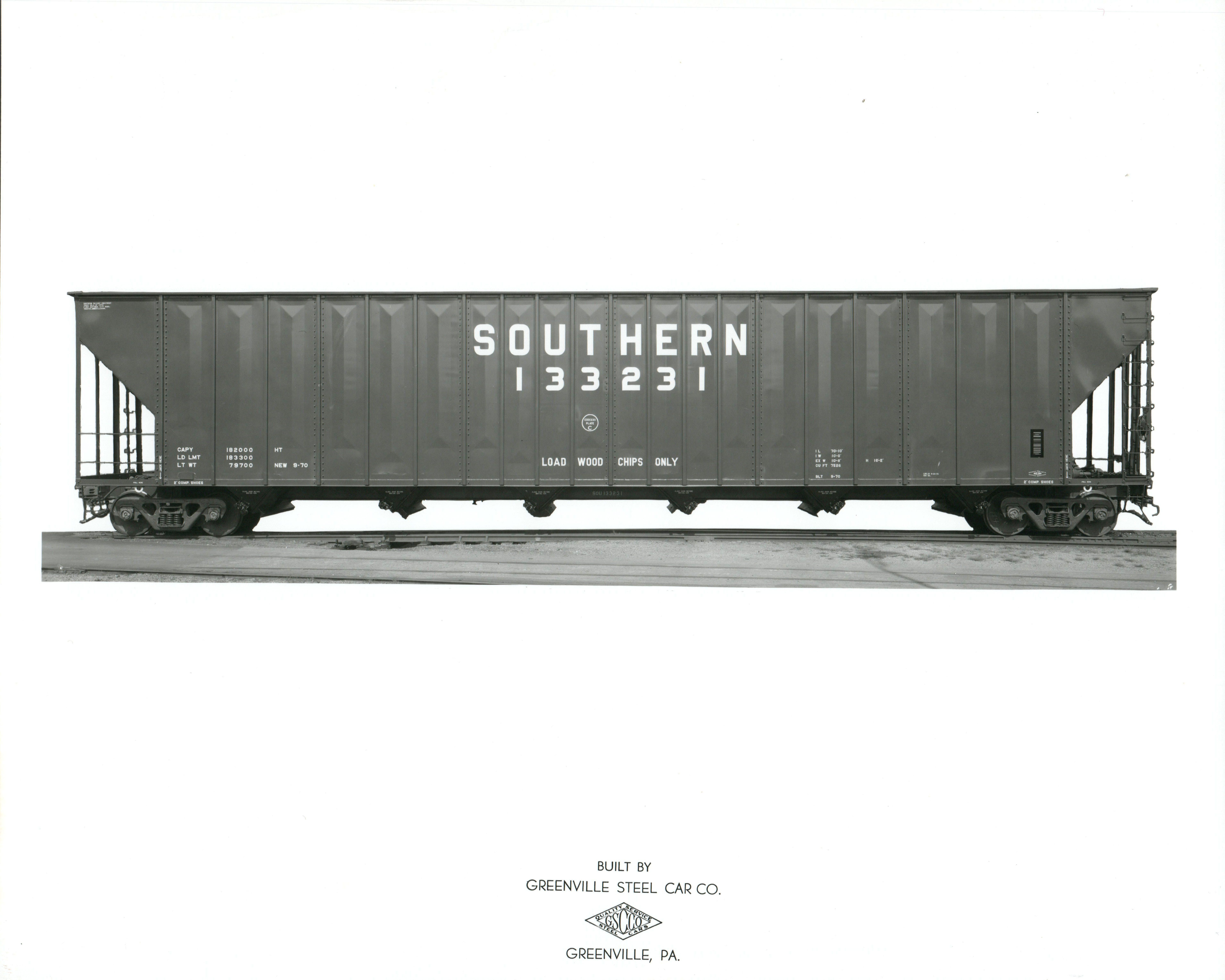 HO Greenville 100-Ton HS-46 Woodchip Hopper 3D print model_1