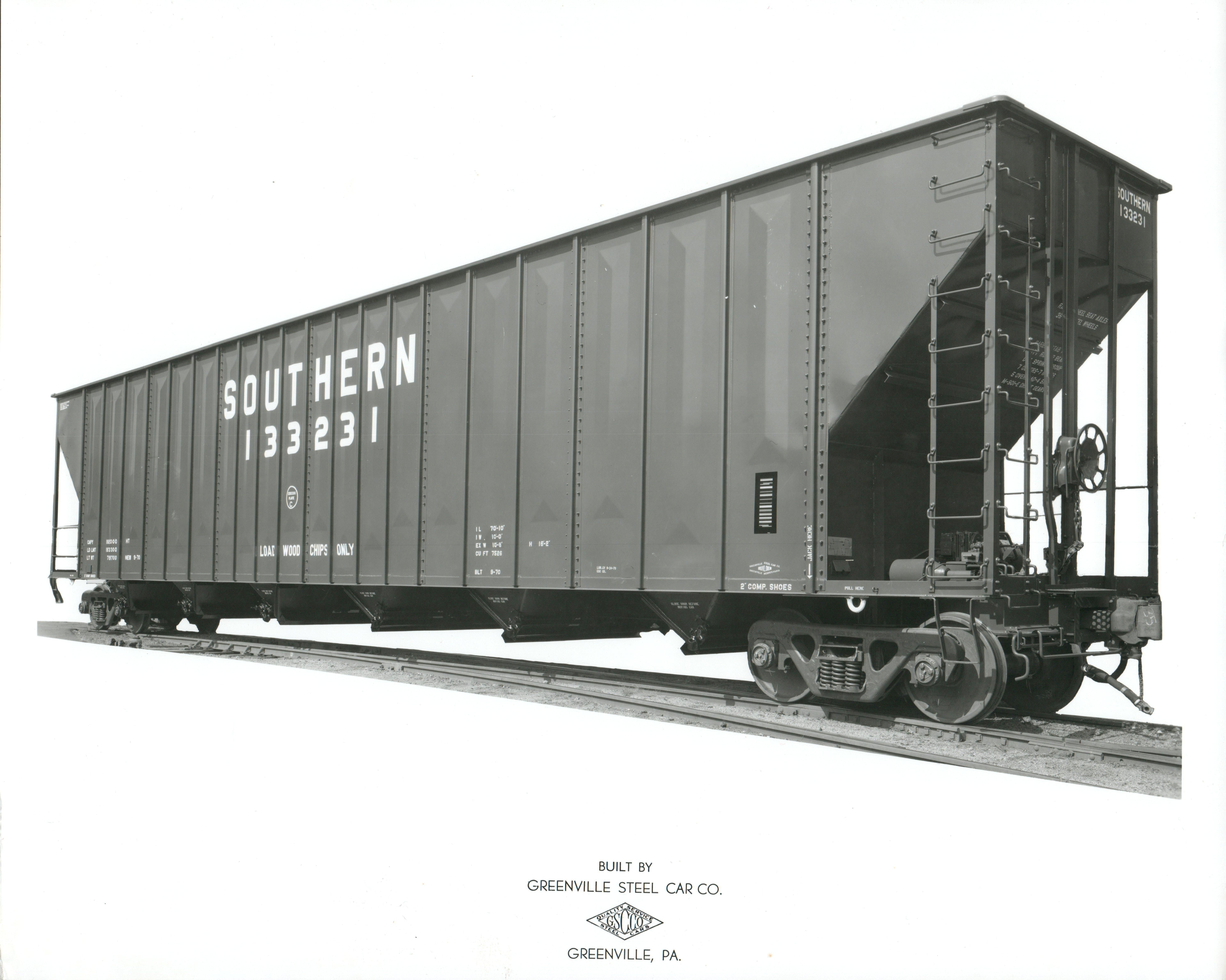 HO Greenville 100-Ton HS-46 Woodchip Hopper 3D print model_2