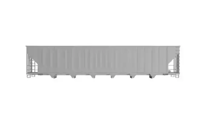 HO Greenville 100-Ton HS-46 Woodchip Hopper 3D print model