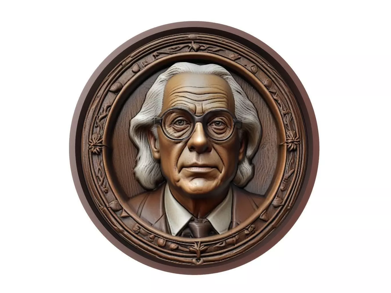 Doc Brown Medallion 3D print model