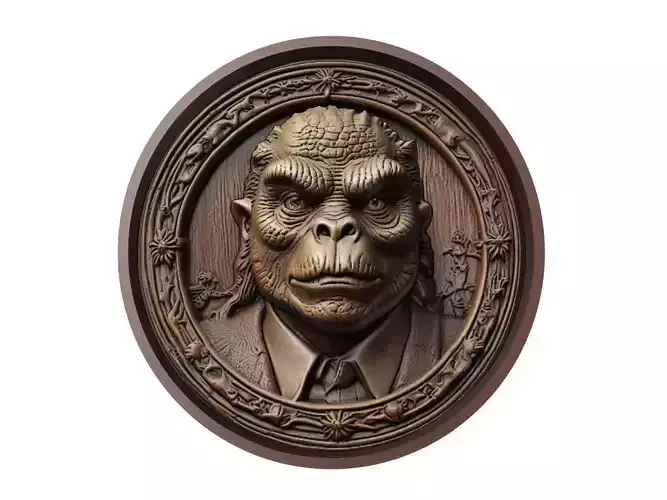 Godzilla Medallion