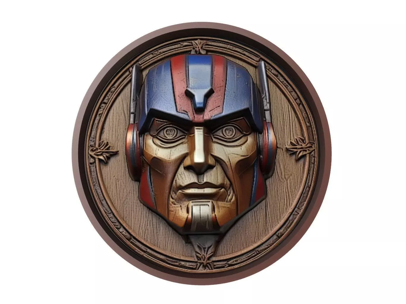 Optimus Prime Medallion 3D print model