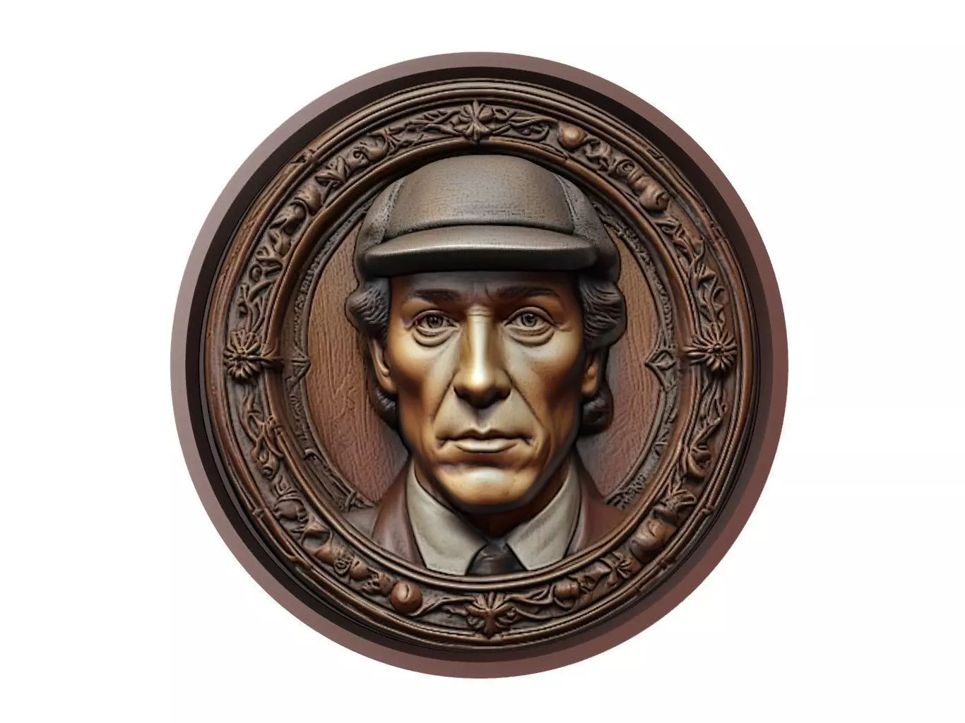 Sherlock Holmes Medallion 3D print model