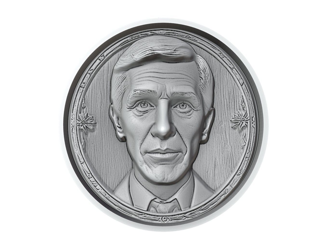 Norman Bates Medallion 3D print model_2