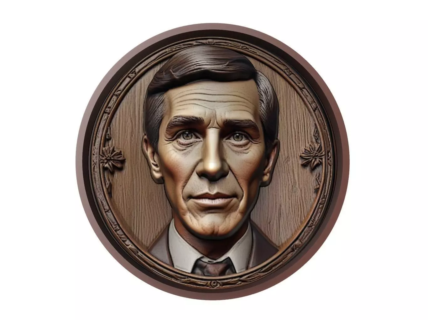 Norman Bates Medallion 3D print model_0