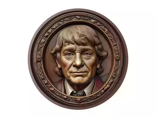 Bilbo Baggins Medallion 3D print model