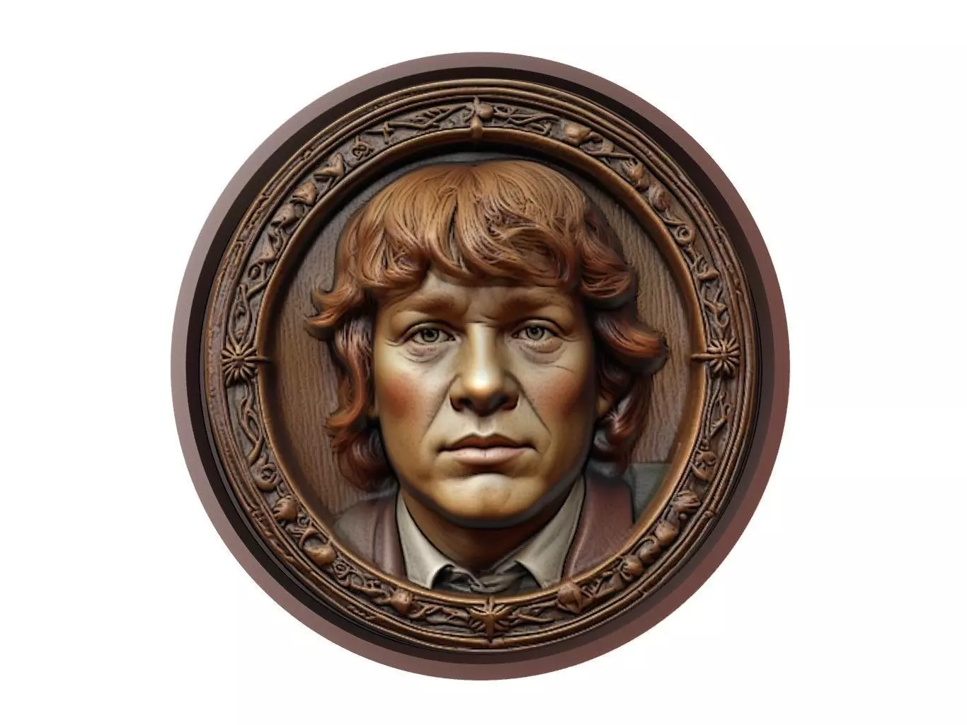Samwise Gamgee Medallion 3D print model_0