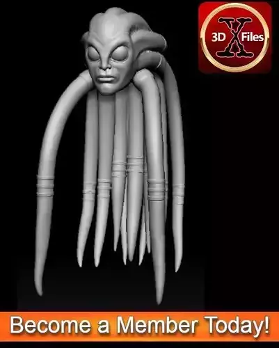 Kit Fisto Head Sculpt - Star Wars Custom Action Figure 