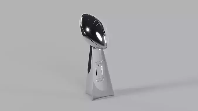 Vince Lombardi NFL Trophy 3D model
