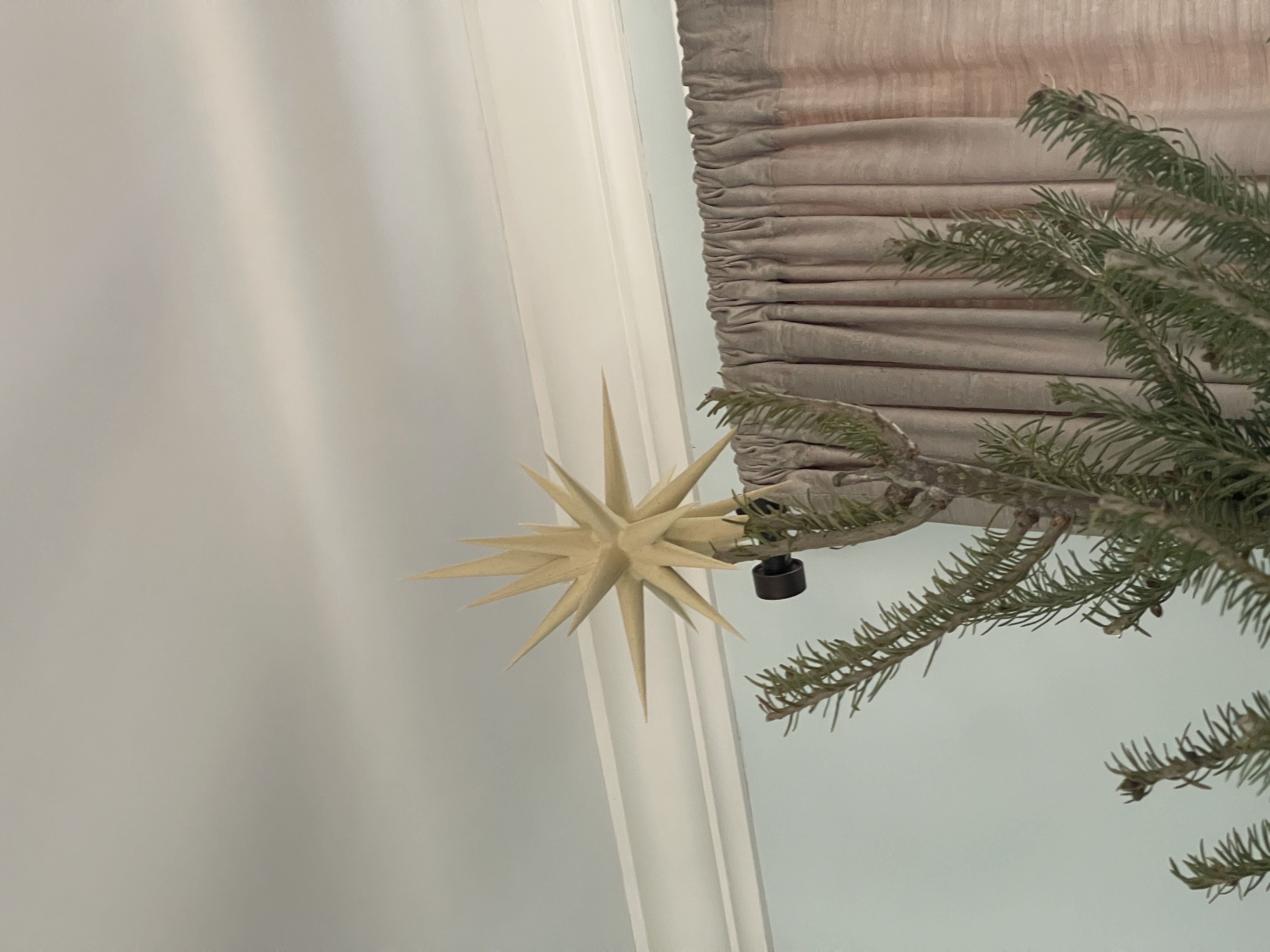 Starburst Christmas Tree Topper   3D print model_1