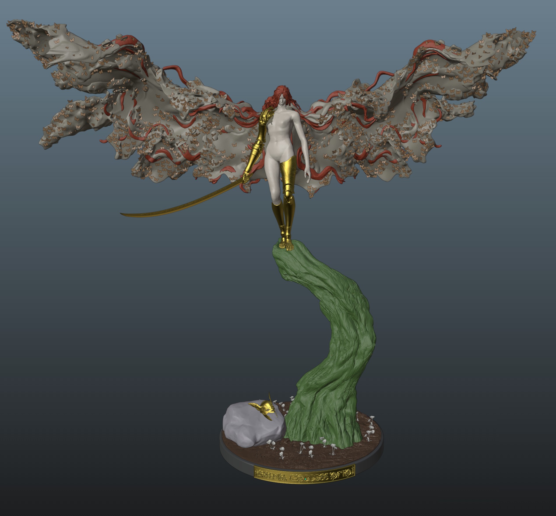 Elden Ring Malenia Phase 2 3D model 3D printable | CGTrader