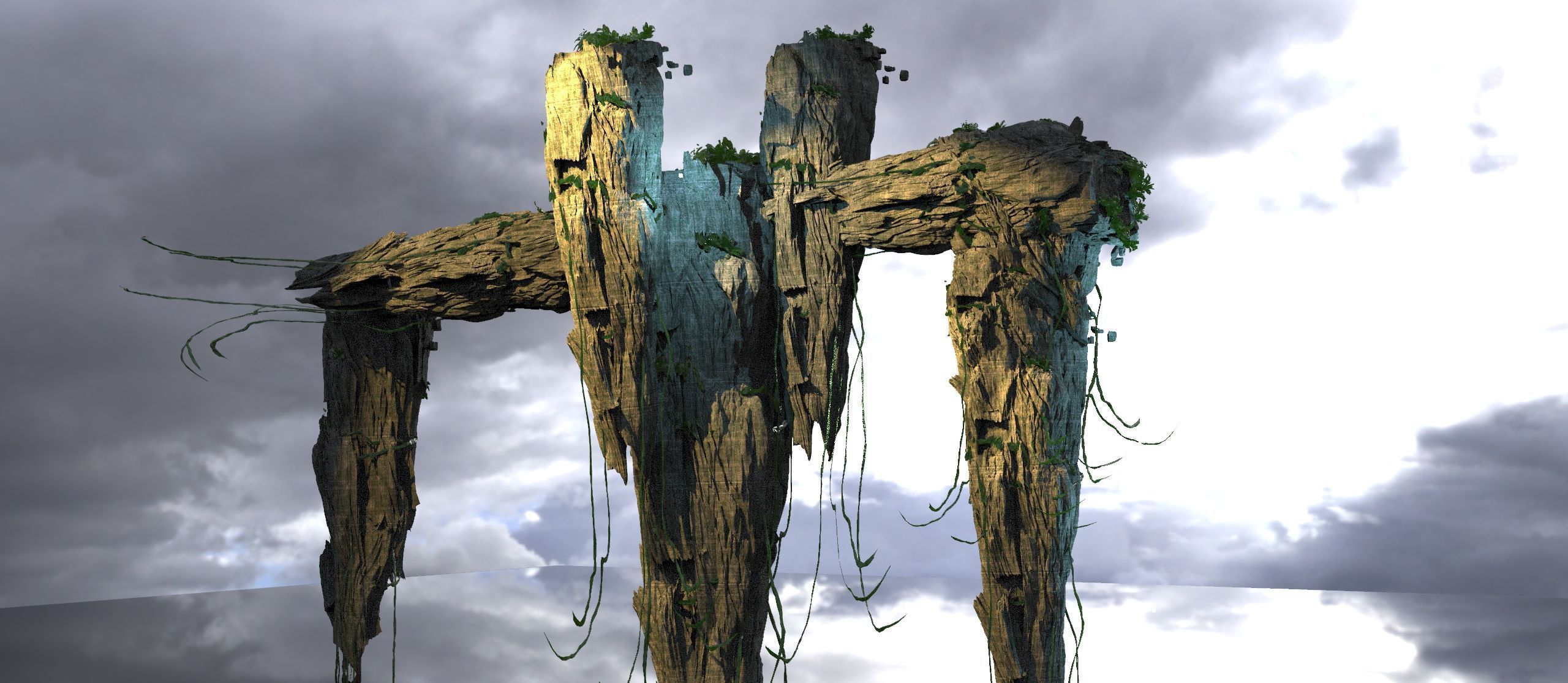 Paradise island 7  3D model_1