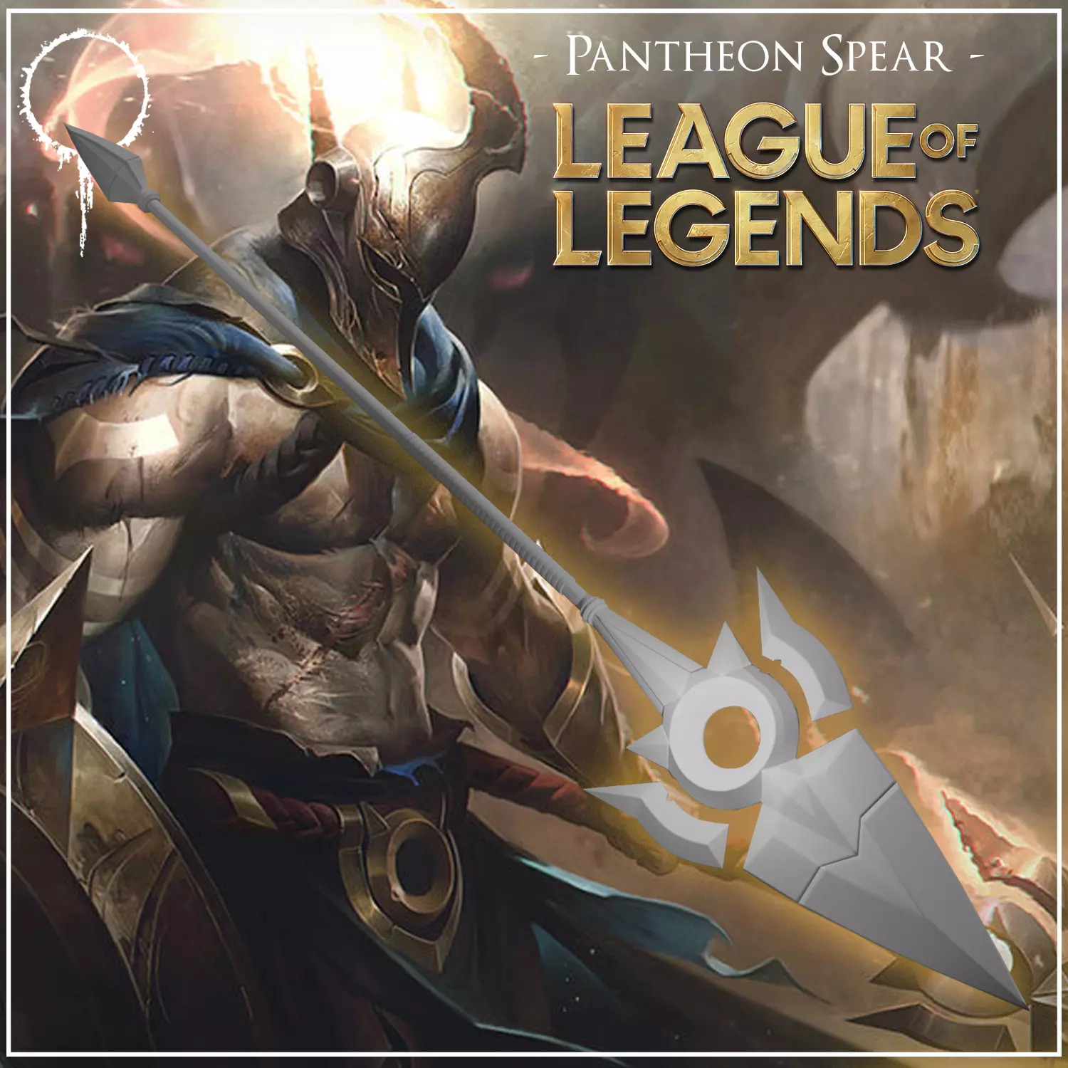 Pantheon Spear -Led - League of Legends 3D print model