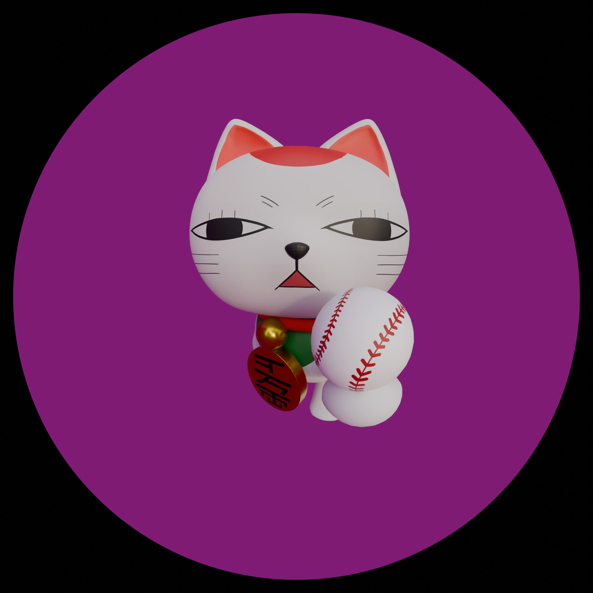 Turbogranny from dandadan RIGGED Low-poly 3D model_7