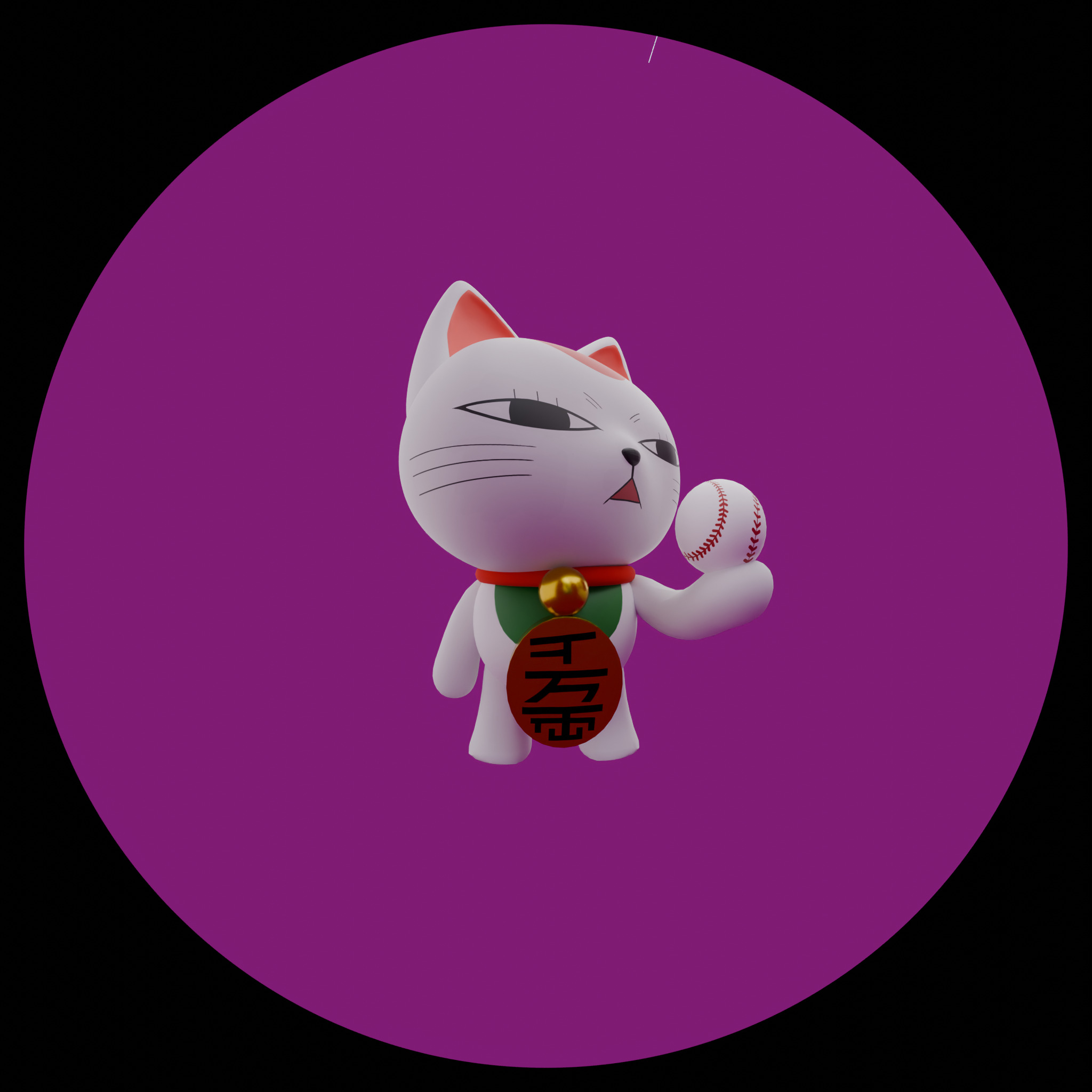 Turbogranny from dandadan RIGGED Low-poly 3D model_3