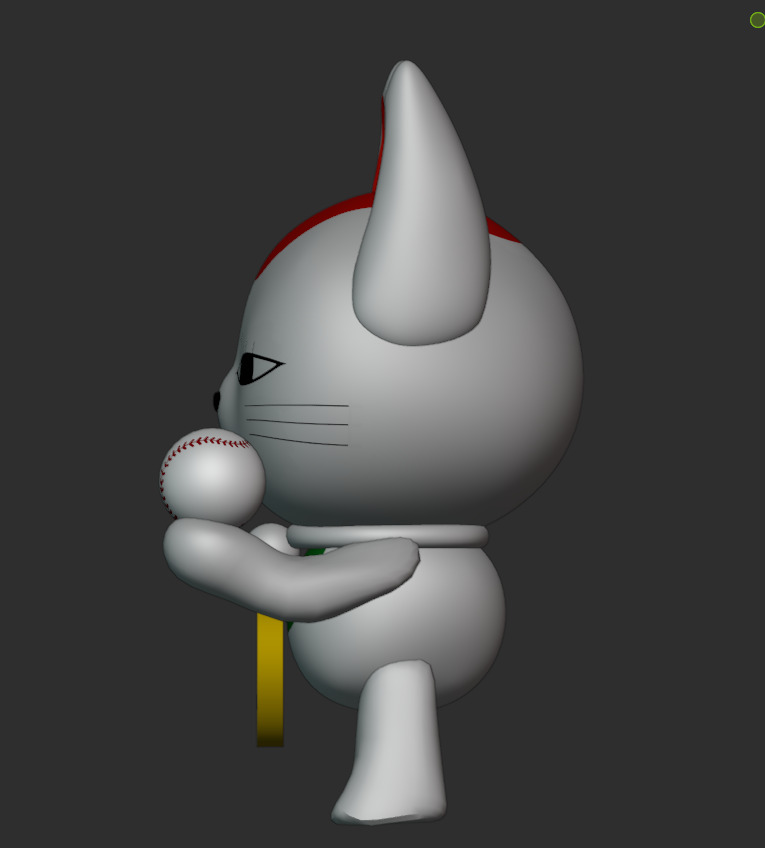 Turbogranny from dandadan RIGGED Low-poly 3D model_2