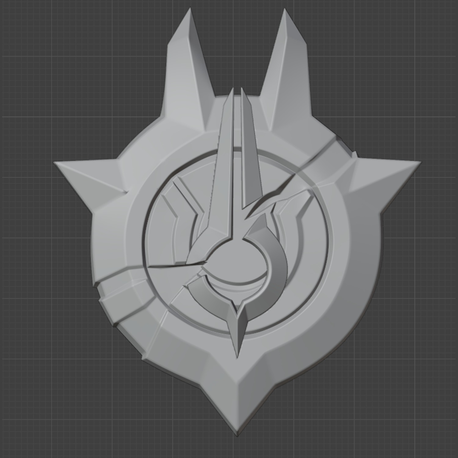 Pantheon Shield -Led - League of Legends 3D print model_1