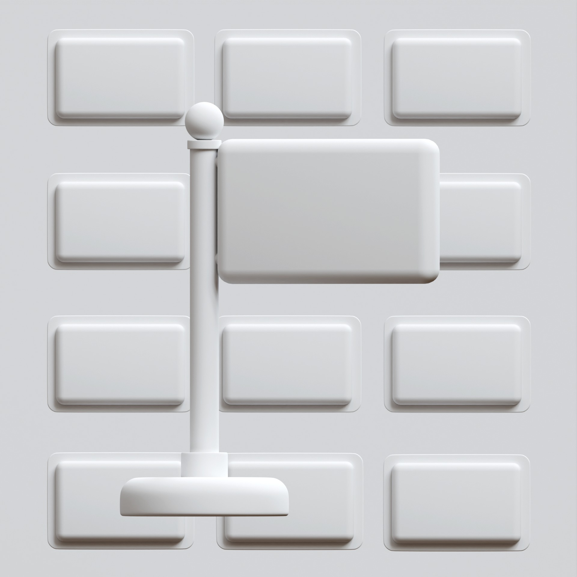 Country Flags Icon Pack from around the World 3D model_5