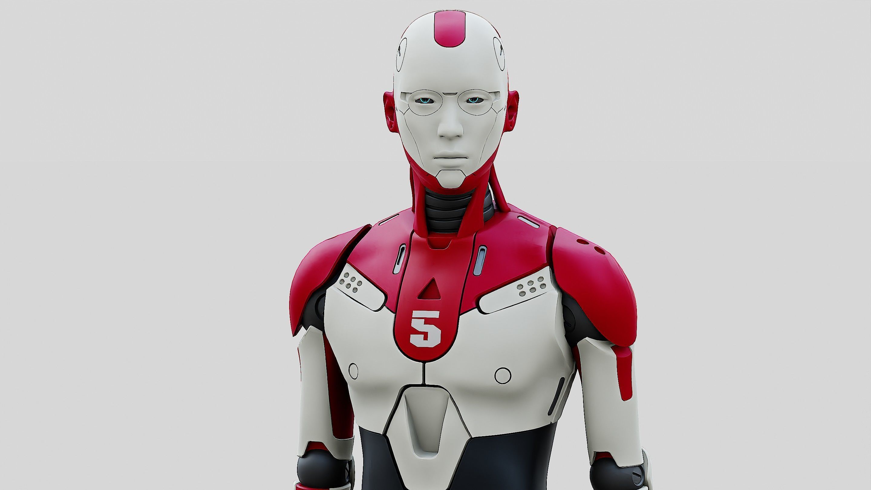 HUMANOID ORPHEUS-E  Rigged for Unreal Engine - Unity - MIXAMO 3D model_23