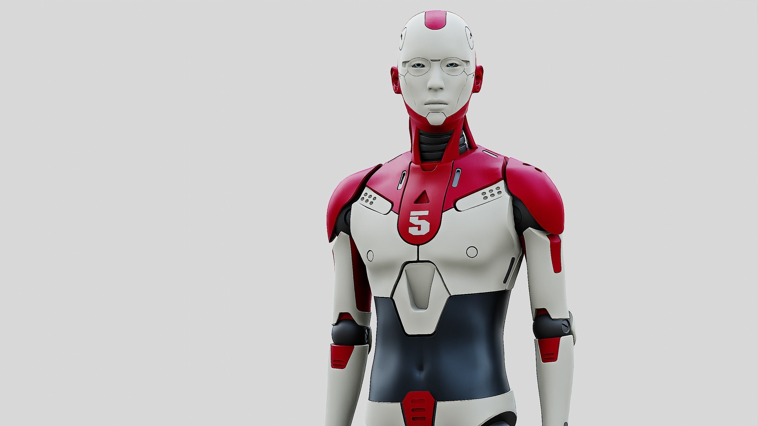 HUMANOID ORPHEUS-E  Rigged for Unreal Engine - Unity - MIXAMO 3D model_2