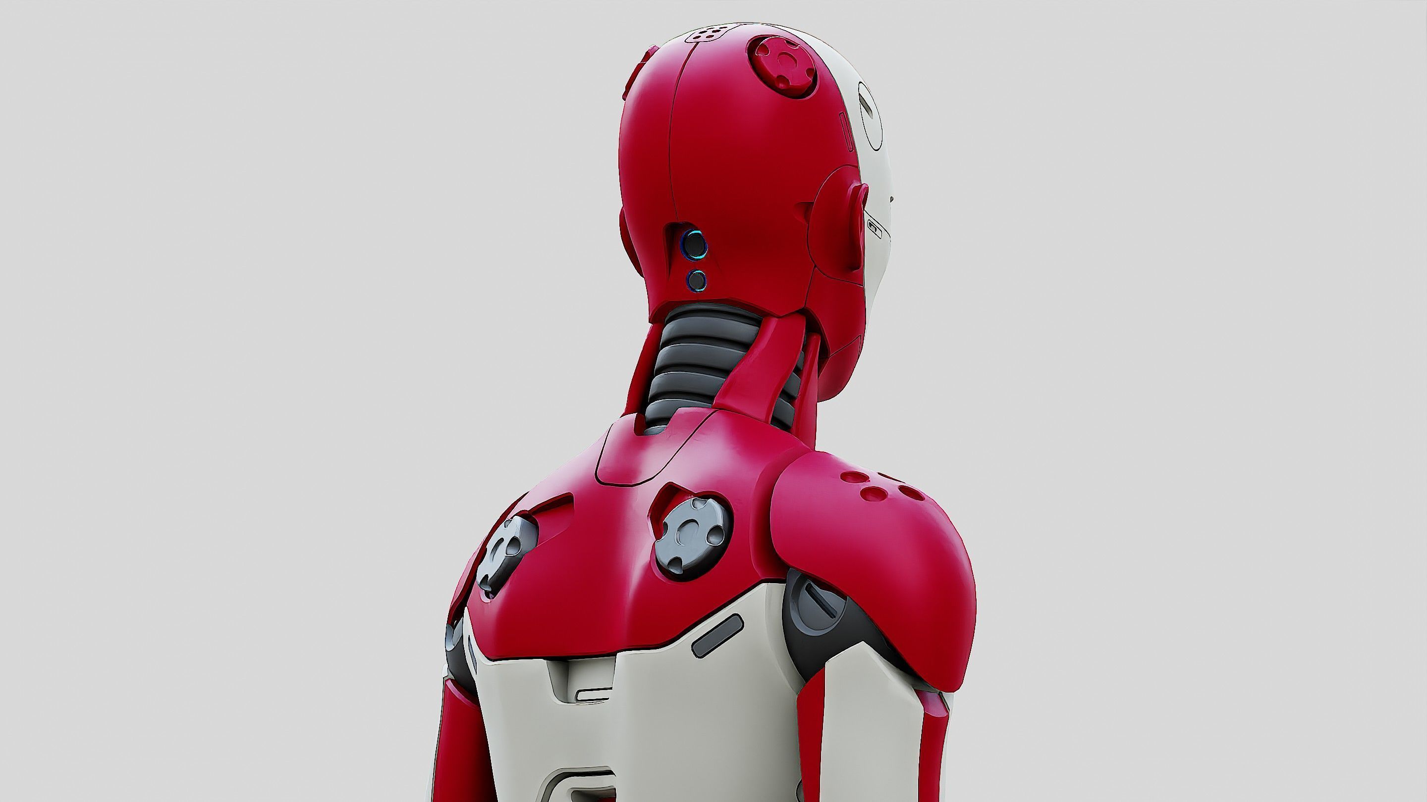 HUMANOID ORPHEUS-E  Rigged for Unreal Engine - Unity - MIXAMO 3D model_25