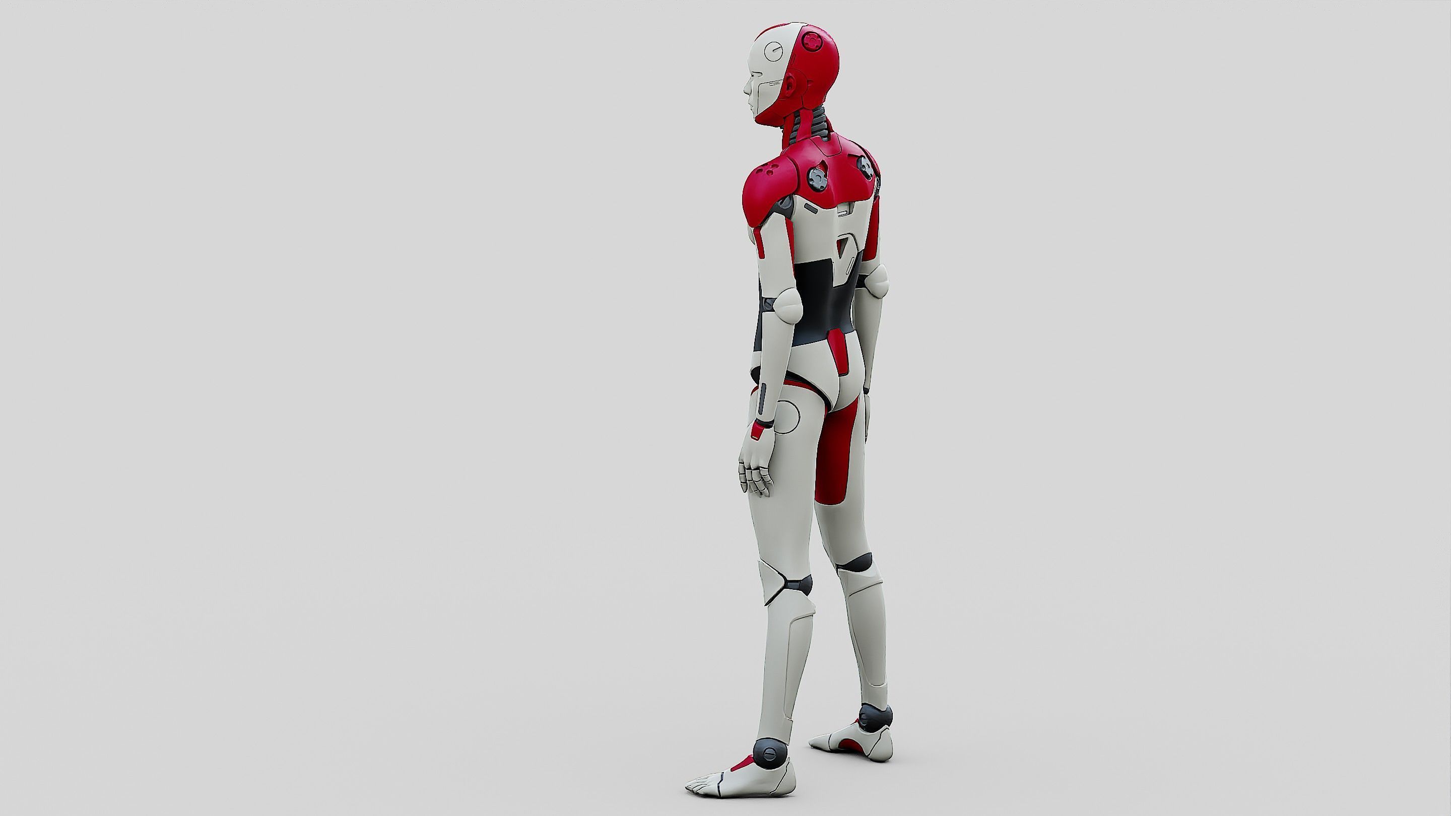 HUMANOID ORPHEUS-E  Rigged for Unreal Engine - Unity - MIXAMO 3D model_18